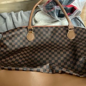 COPY - Extra large checkered weekender/tote